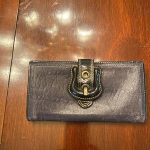 navy Fendi wallet
